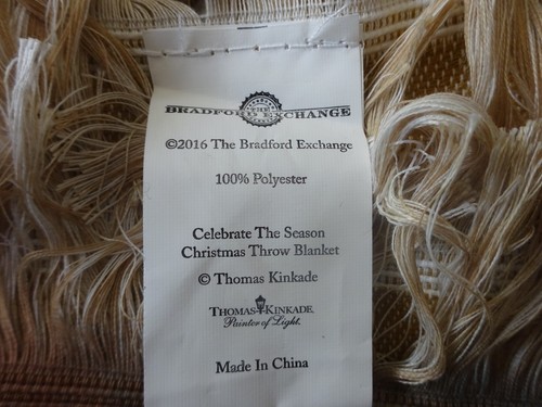 Thomas Kinkade Blanket / Throw / Tapestry New - Picture 3 of 7
