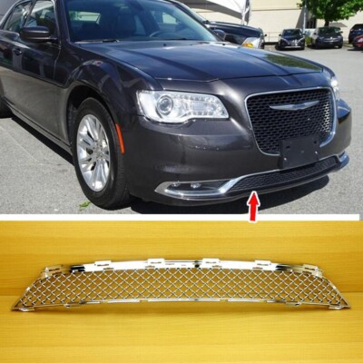 Chrome Bentley Front Bumper Grille For Chrysler 300 300C 4DR Sedan 15-17