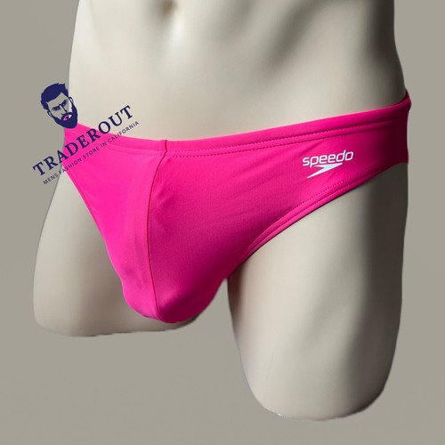 Speedo Hombre Rosa Solar Natación Breve Bikini Traje de Baño Talla 30 32 34 36 38 - Imagen 2 de 8