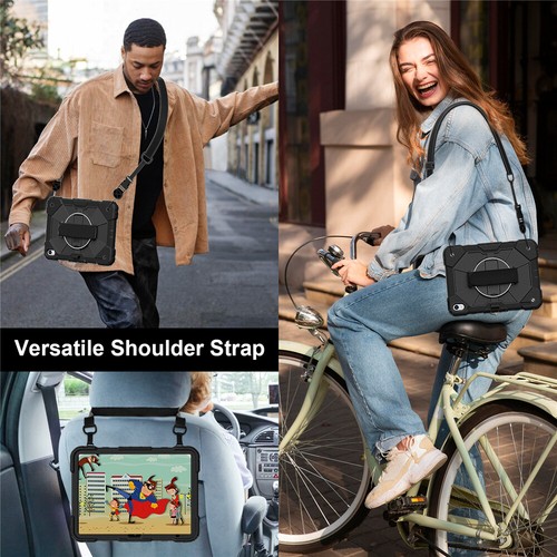 Für iPad 5/6/7/8/9/10/11. Gen A16 2025 Starkstrapaz Stoßdämpf Etui Ständer Case - Bild 63 von 122