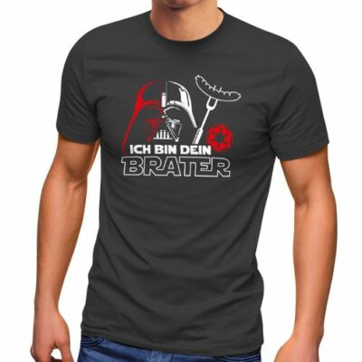 Mens T-Shirt BBQ I'm Your Roaster Saying Funny Movie Parody Quote