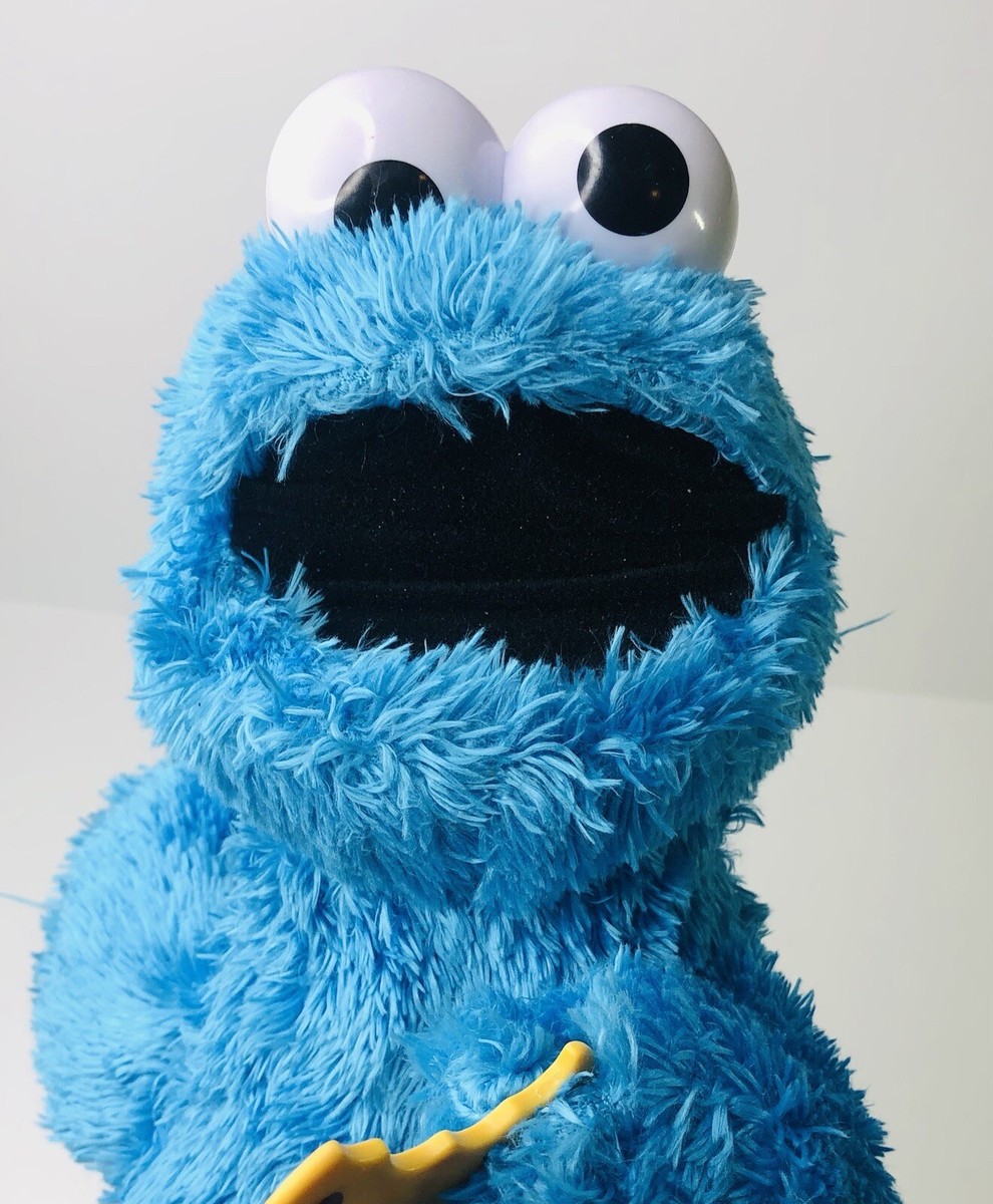Sesame Street Feed Me Cookie Monster Plush: Interactive 13 Inch