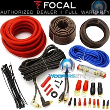 FOCAL PK21 4 GAUGE PERFORMANCE COMPLETE CAR SPEAKER AMPLIFIER WIRING INSTALL KIT