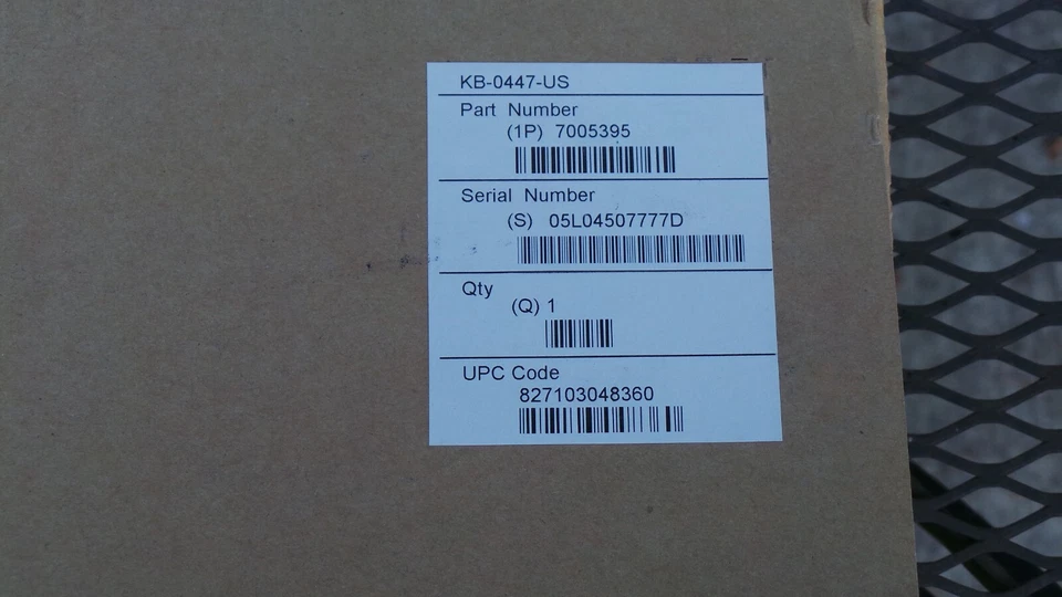 New Gateway Keyboard Wired PS/2 Model KB-0447 Part # 7005395 NIB US Mechanical - Image 4 of 4