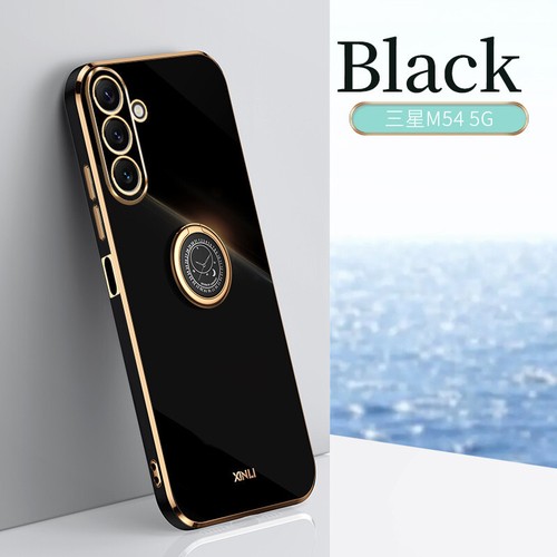 For Samsung M23 M33 M53 M54 Plating Ring Holder Stand Soft TPU Phone Case Cover - Picture 12 of 18