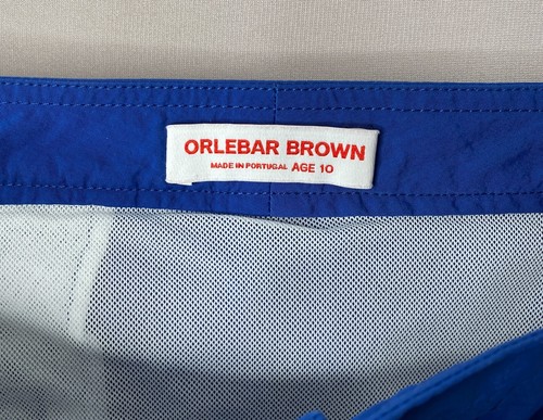 ORLEBAR BROWN Boys 10 Yrs (May Run Small ~8?) Blue Russell Swim Short Swimsuit - Picture 4 of 7