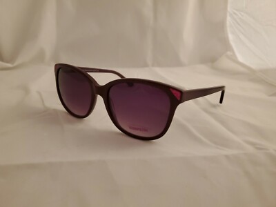 Womens COSMOPOLITAN FLIRT Magenta Glitter Sunglasses 55-17-135