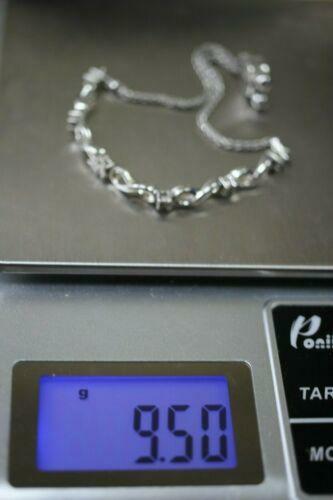 Sterling Silver 925 Adjustable Bolo Bracelet with… - image 10