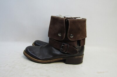 Clarks Womens Size 9.5 M Brown Suede Leather Buckle Ankle  display picture 1