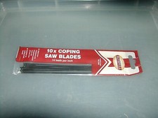 FAITHFULL Coping Saw Blades Wood (1 x 10 singles) 14tpi FAI CSB