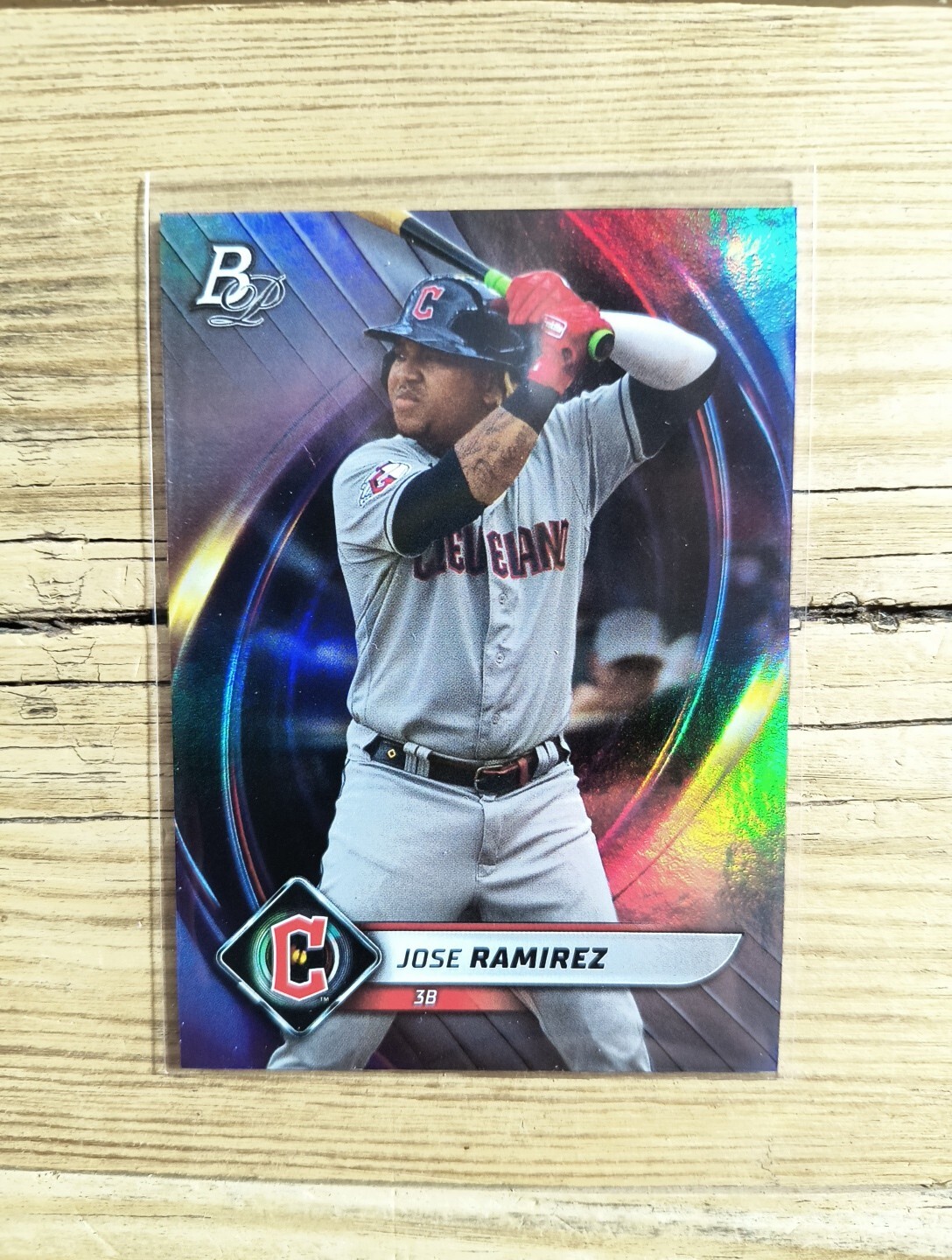 2022 Bowman Platinum #84 Jose Ramirez Guardians Baseball Card 