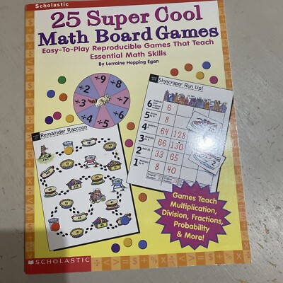 25 super coole Mathe Brettspiele: Leicht zu spielende reproduzierbare Spiele 