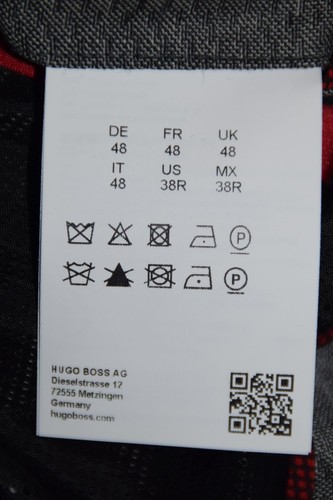 TRAJE HUGO BOSS, Mod. Adris4/Heilon, T. 48 / US 38R, gris abierto - Imagen 9 de 11