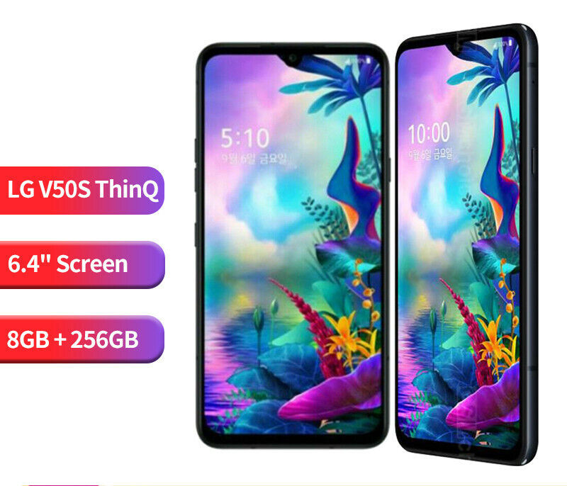 The Price of LG V50S ThinQ 5G LM-V510N 256GB ROM 8GB RAM Black Unlocked (5G)- NEW SEALED | LG Phone