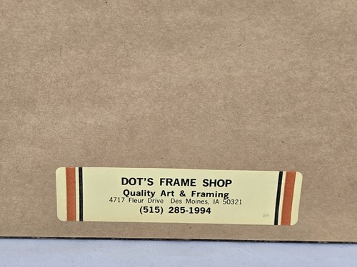 1940's DES MOINES POLICE DEPARTMENT FRAMED UNDER GLASS PHOTOGRAPH CITY OFFICIALS - Picture 10 of 10