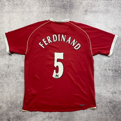 Manchester United Jersey 2006/07 AIG Ferdinand #5 Premier League