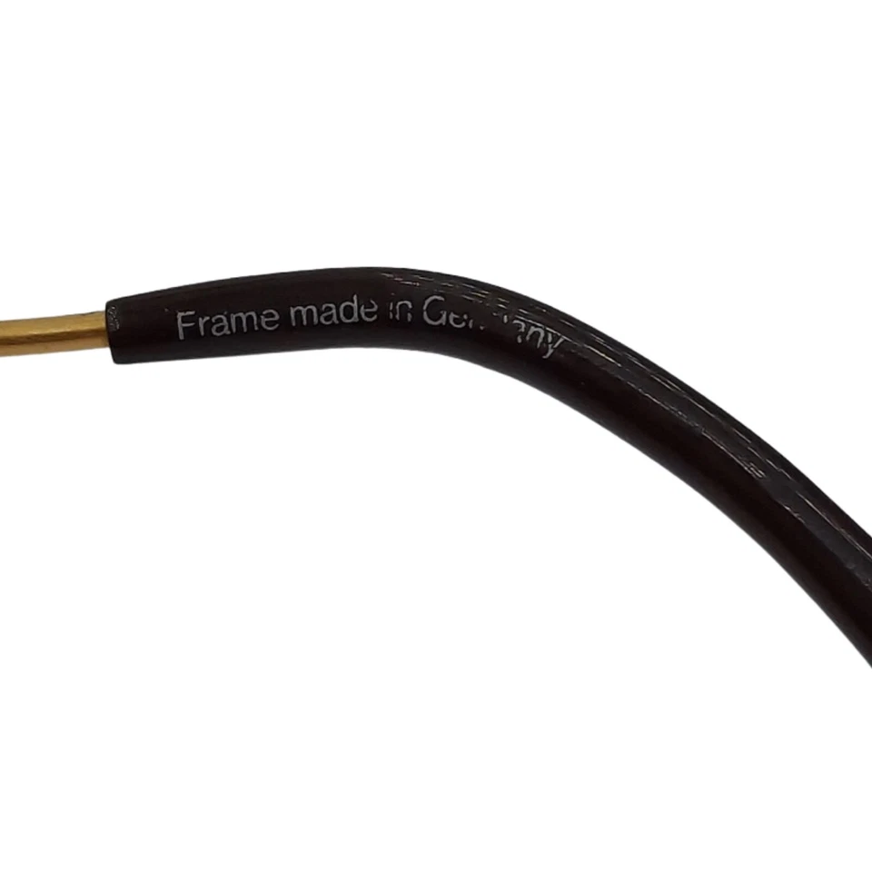 Винтажные солнцезащитные очки Rodenstock Nick 62,69 черепаховое золото овальные с НОВЫМИ ЛИНЗАМИ! - Изображение 4 из 4