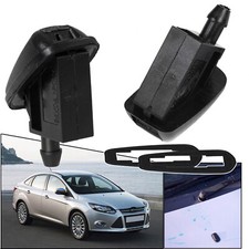 Pair For Ford Fusion Galaxy Focus Twin Front Windscreen Washer Nozzle Jet Jets