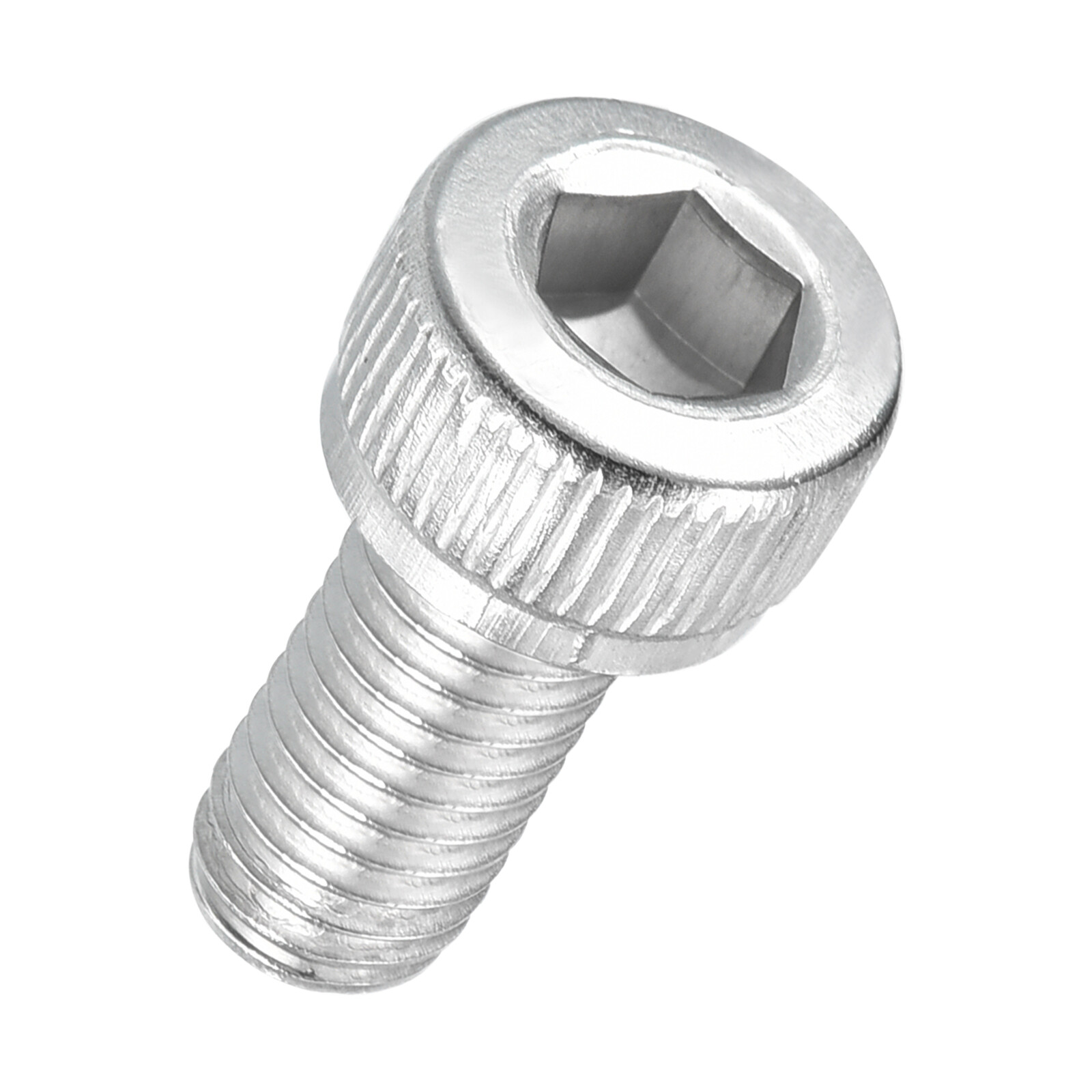 100pcs Socket Head Cap Screws - [M5-0.8 x 10mm] 304 Stainless Steel, Silver