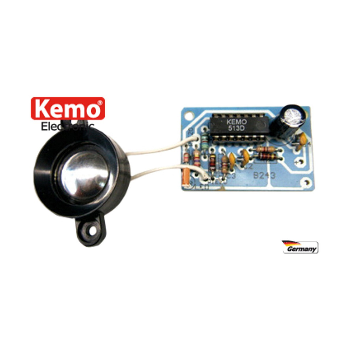 KIT Repellente disturbatore ultrasuoni animali e insetti 12V DC altoparlante pie