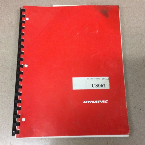 Dynapac CS06T ROLLER TEILE HANDBUCH BUCH KATALOG LISTE SCHLEPPBARER VERDICHTER FÜHRUNG - Bild 1 von 4