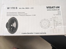 Visaton W170s 4 Ohms 6.5" Woofer