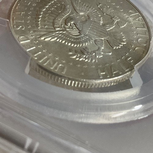 Medio dólar Kennedy 1964 50 centavos graduación profesional MS654 certificado #49811184 gnumismático - Imagen 14 de 15