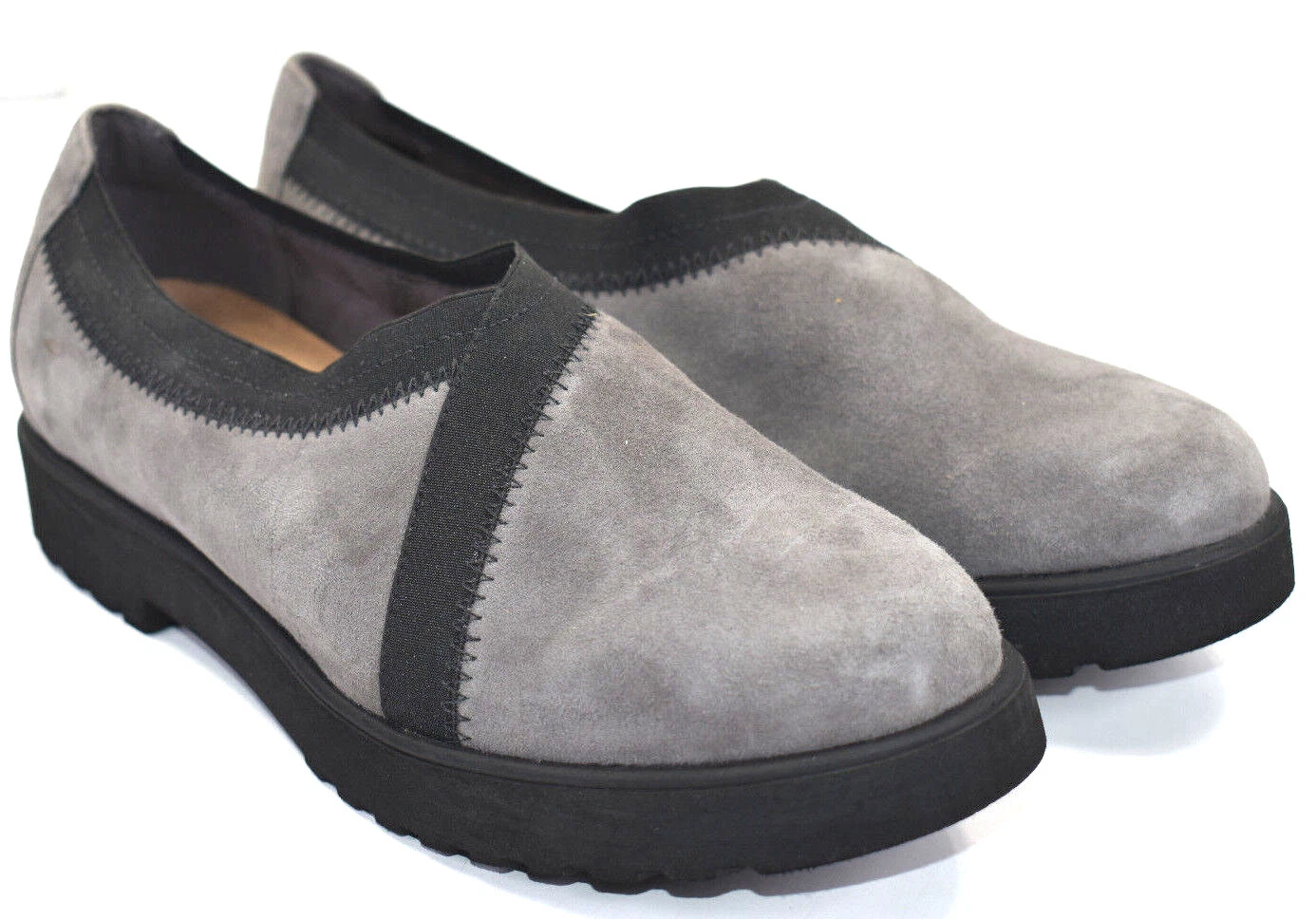 Mocassini bassi CLARKS Artisan donna Bellevue grigio cedro scamosciato comodi taglia 6 5 M