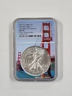 2021–S $1 NGC Heraldic Silver Eagle T1 Emergency Production MS70