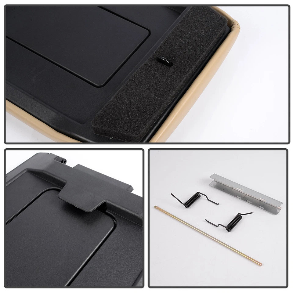 Ajuste para Chevy Silverado 19127366 1999-07 tapa reposabrazos pestillo consola central beige Foto 4 de 4