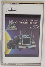 VTG 1986 DEF LEPPARD ON THROUGHT THE NIGHT ROCK METAL MUSIC CASSETTE K