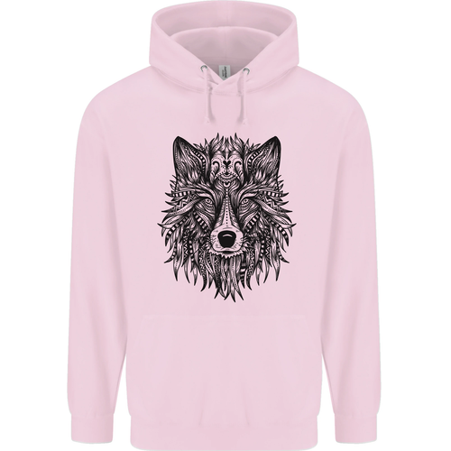 Mandala Tribal Wolf Tattoo Childrens Kids Hoodie - Picture 29 of 80