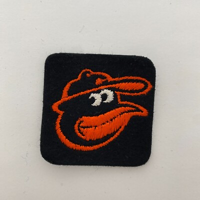 VTG Baltimore Orioles Patch 60s 70s MLB Baseball Hat Cap Sleeve 1960 1970 2''