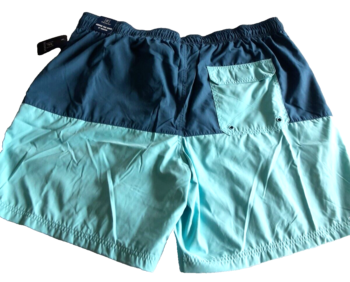 George Swim Trunks Shorts Men's Size 2XL (44-46) Blue Turquoise