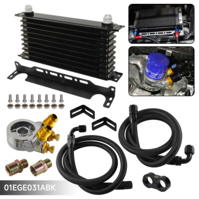 10 Reihe AN10 Motorgetriebe-Ölkühler mit Thermostat-Ölfilter-Adaptersatz