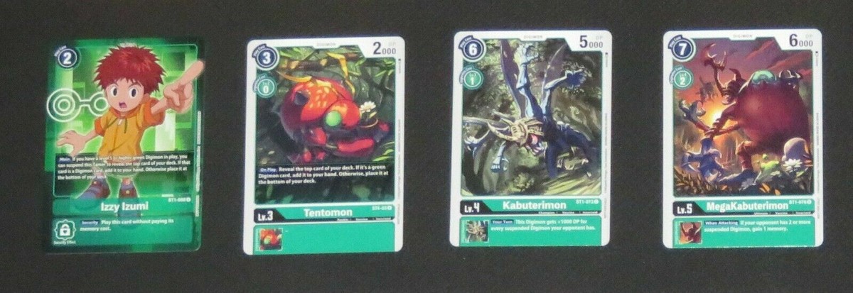 Digimon TCG Tournament Pack Vol. 3 BT1-088 Izzy Izumi 4 Cards