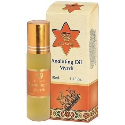 Roll On Myrrhe Salbung Heiliges Öl in Flasche 10 ml / 0,34 Oz aus Jerusalem I...