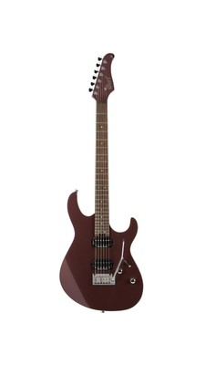 Cort 6 String Solid-Body Electric Guitar, Right, Vivid Burgundy, Full (G300PR...