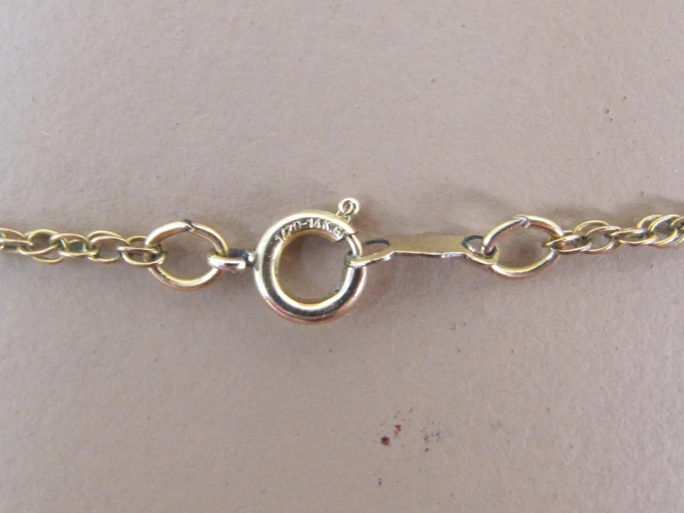 Collar De Colección Coleman Co Black Hills Oro 10K Amarillo~Rosa~Hojas de Oro Verde Uva Foto 3 de 4