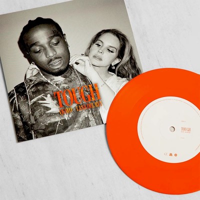 Lana Del Rey and Quavo Tough 7'' Single Red/Coral Vinyl Limited New VERY LAST ONE