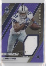 2021 Panini Phoenix Veteran Materials Purple 29/75 Amari Cooper #VM-ACO 0o9k