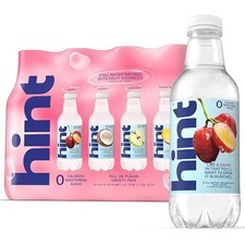 Fruit-Infused Bottled Water, 4-Flavor 16 Fl Oz Pack of 12 Red Variety Pack