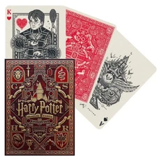 Harry Potter Gryffindor Red Playing Cards Deck Theory 11 Magic Cards NEW