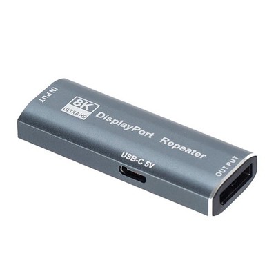 Displayport Extender 8K Active DP 1.4 Repeater DisplayPort  Booster Unterst6561