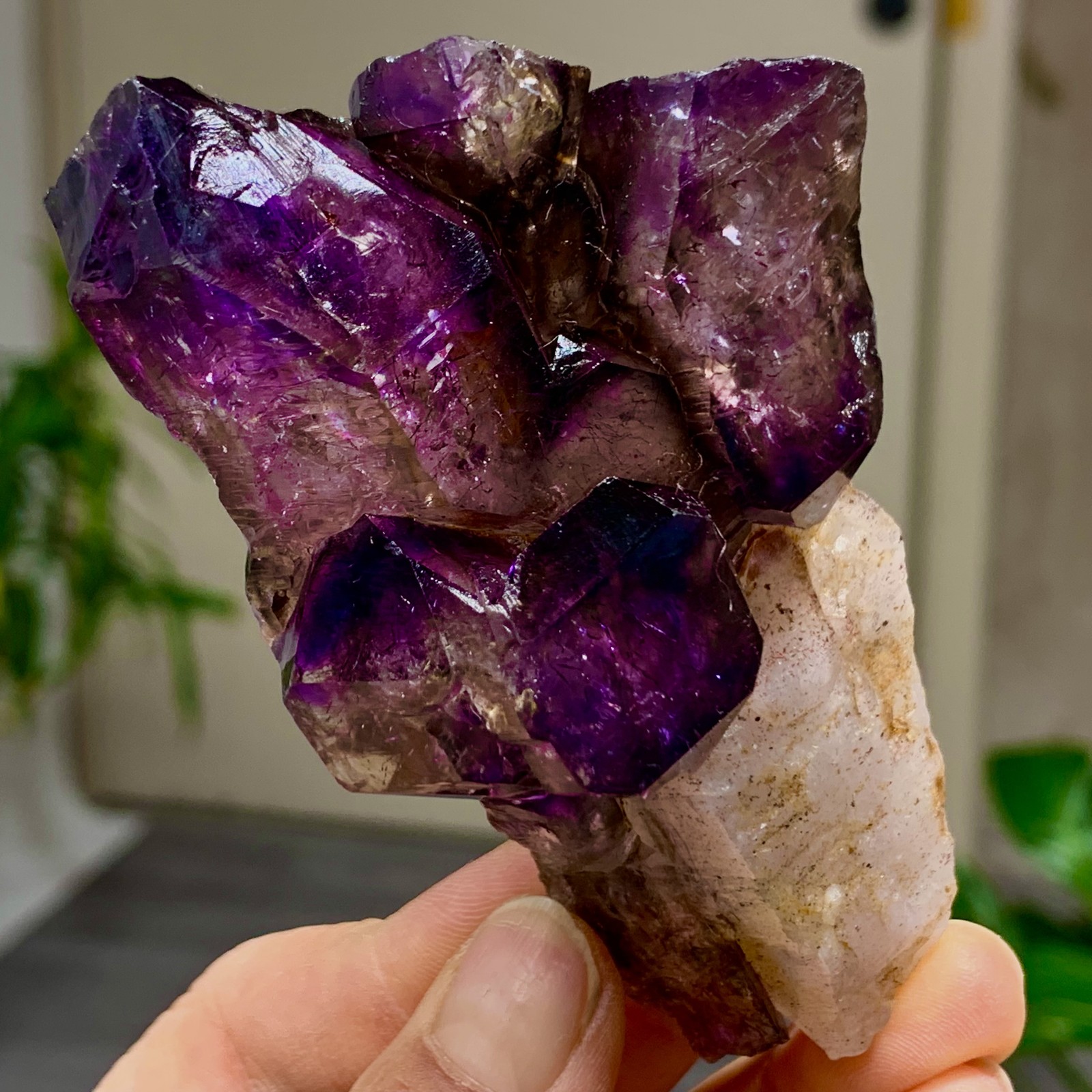 166G Natural  Super Seven 7 Amethyst Scepter Quartz Crystal Mineral Specimen