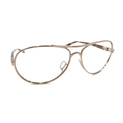 Oakley Feedback OO4079-01 Rose Gold Brown Aviator Sunglasses Frames 59-13 135