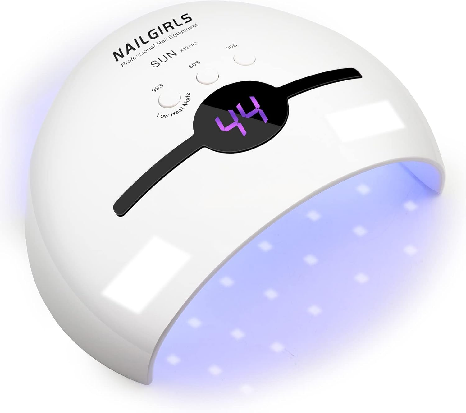 NAILGIRLS Portable Gel UV LED Nail Lamp, 48W LED UV Nail Lamp for Gel Nails Poli