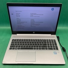 HP ProBook 450 G6 15.6'' - i5-8265U - Powers On - NO HARD DRIVE- Untested