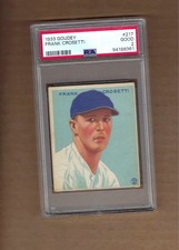 1933 Goudey Baseball Cards 78