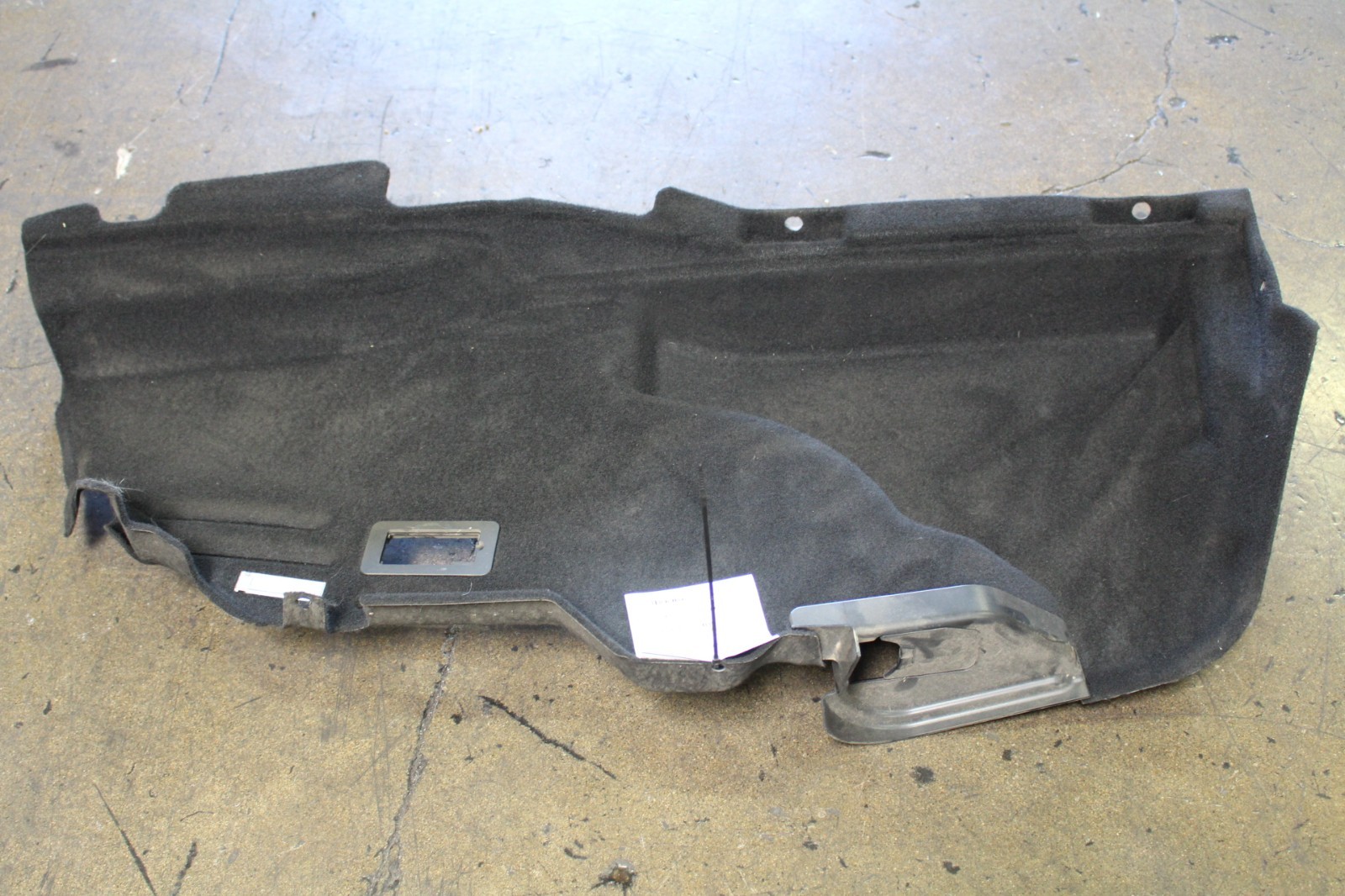 2014 Maserati Quattroporte, LH, Left, Side Trunk Carpet, Used, P/N 670024801